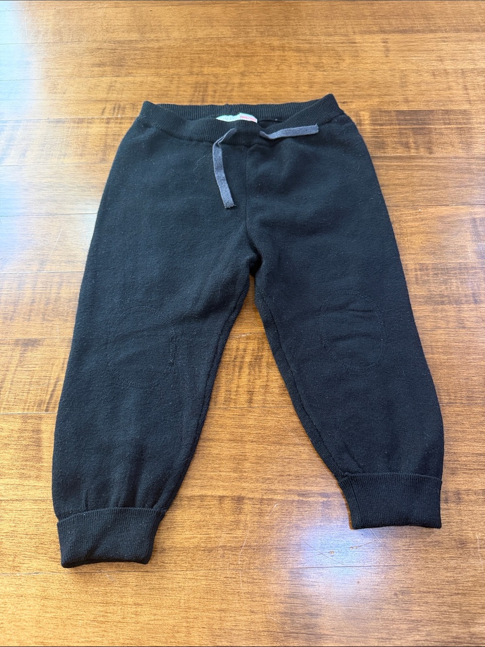 Zara Kids Black Knit Jogger Pants - Unbranded